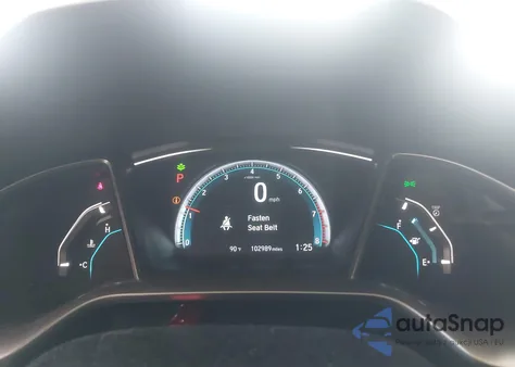 2018 Honda Civic Ex from USA, damaged, VIN 2HGFC2F78JH570537